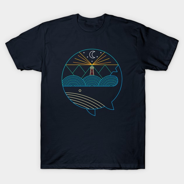 Nature ocean Minimalist T-Shirt by coffeeman